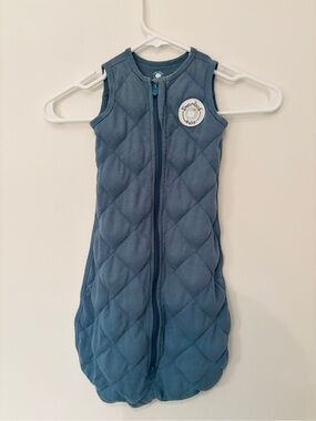 Dreamland Baby Weighted Sleep Sack – Ocean Blue – Size Small (0–6 Months)